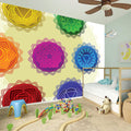 Colorful Seven Chakras Print Wall Sticker