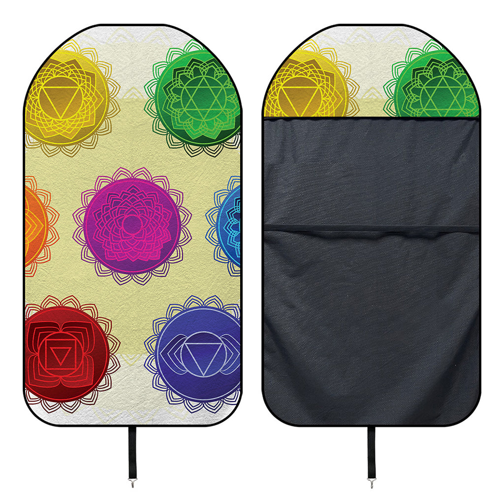 Colorful Seven Chakras Print Waterproof Car Seat Cover