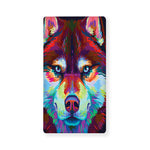 Colorful Siberian Husky Print Baby Crib Sheet
