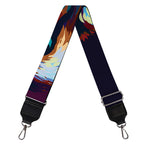 Colorful Siberian Husky Print Bag Strap