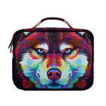 Colorful Siberian Husky Print Briefcase Bible Bag