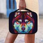 Colorful Siberian Husky Print Classic Bible Case