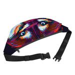Colorful Siberian Husky Print Fanny Pack