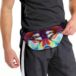 Colorful Siberian Husky Print Fanny Pack