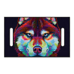 Colorful Siberian Husky Print Golf Cart Seat Cover