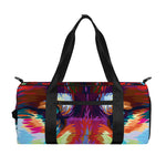 Colorful Siberian Husky Print Gym Bag