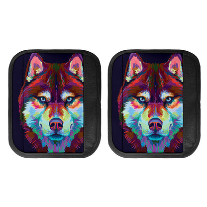 Colorful Siberian Husky Print Handle Covers