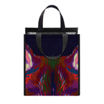 Colorful Siberian Husky Print Insulated Lunch Tote