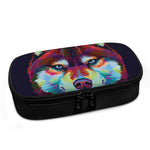 Colorful Siberian Husky Print Insulin Cooler Travel Case