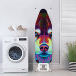 Colorful Siberian Husky Print Ironing Board Cover