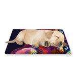 Colorful Siberian Husky Print Pet Cooling Mat Cover
