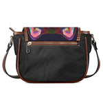 Colorful Siberian Husky Print Saddle Bag