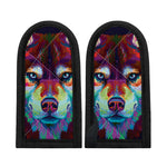 Colorful Siberian Husky Print Skillet Handle Cover