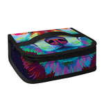 Colorful Siberian Husky Print Small Lunch Bag