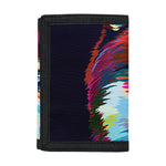Colorful Siberian Husky Print Trifold Wallet