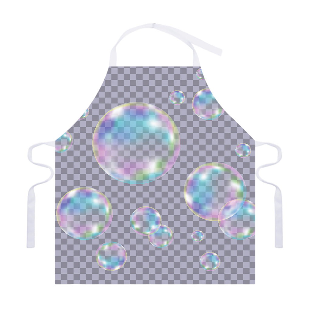 Colorful Soap Bubble Print Adjustable Apron