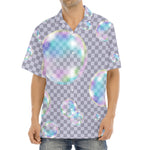 Colorful Soap Bubble Print Aloha Shirt