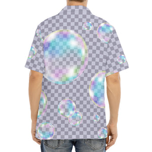 Colorful Soap Bubble Print Aloha Shirt