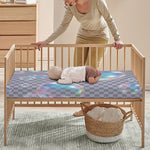 Colorful Soap Bubble Print Baby Crib Sheet