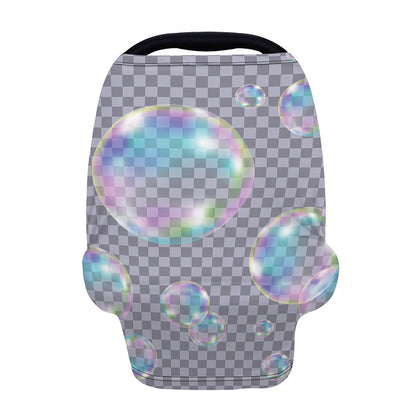 Colorful Soap Bubble Print Baby Seat Cover