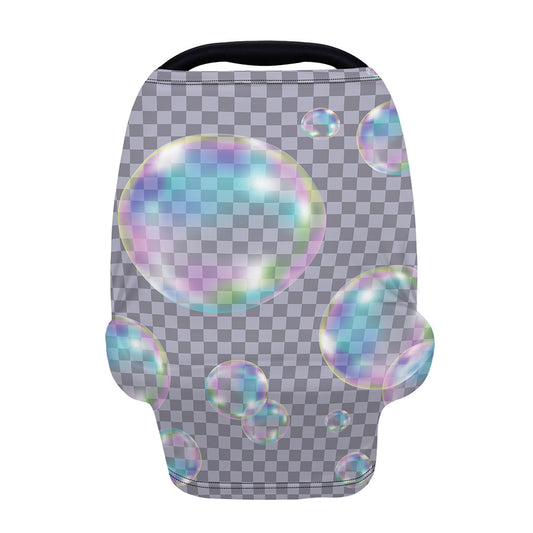 Colorful Soap Bubble Print Baby Seat Cover