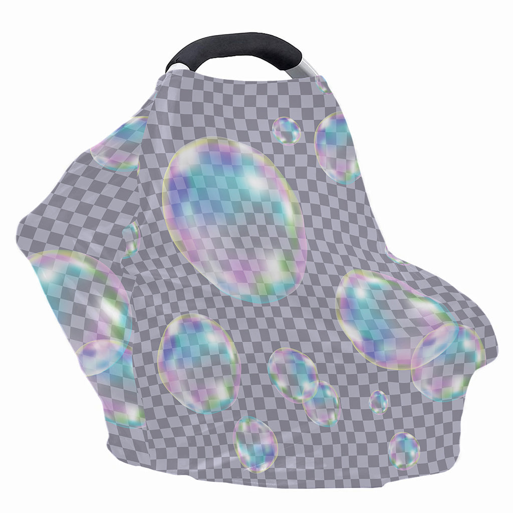 Colorful Soap Bubble Print Baby Seat Cover