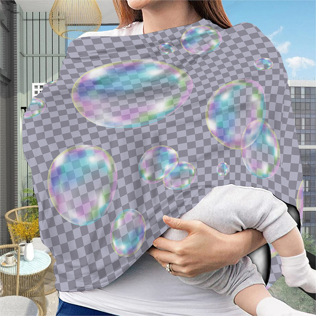 Colorful Soap Bubble Print Baby Seat Cover