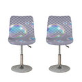 Colorful Soap Bubble Print Bar Stool Covers