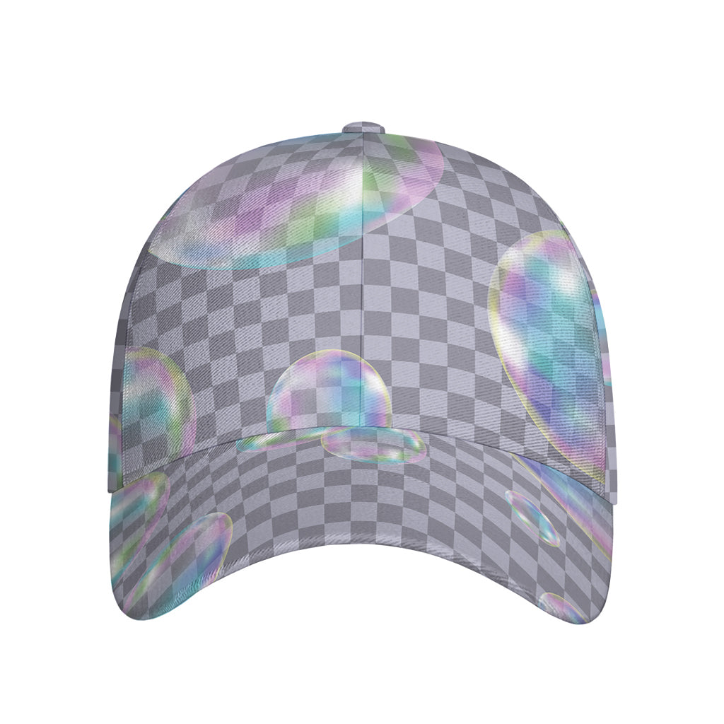 Colorful Soap Bubble Print Baseball Cap