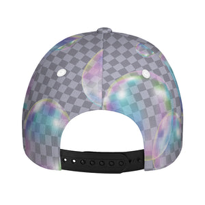 Colorful Soap Bubble Print Baseball Cap