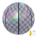 Colorful Soap Bubble Print Basketball