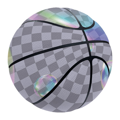 Colorful Soap Bubble Print Basketball