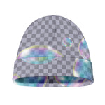 Colorful Soap Bubble Print Beanie