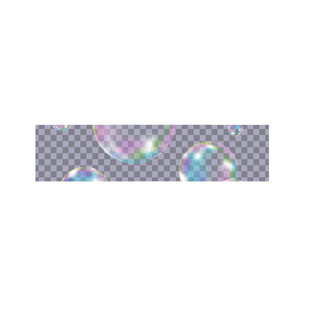 Colorful Soap Bubble Print Bed Runner