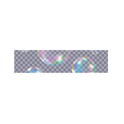 Colorful Soap Bubble Print Bed Runner
