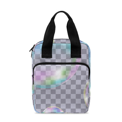 Colorful Soap Bubble Print Bible Tote Bag