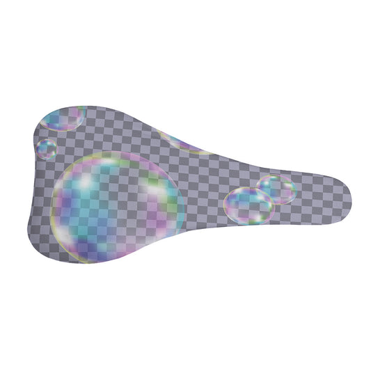 Colorful Soap Bubble Print Bicycle Seat Cover