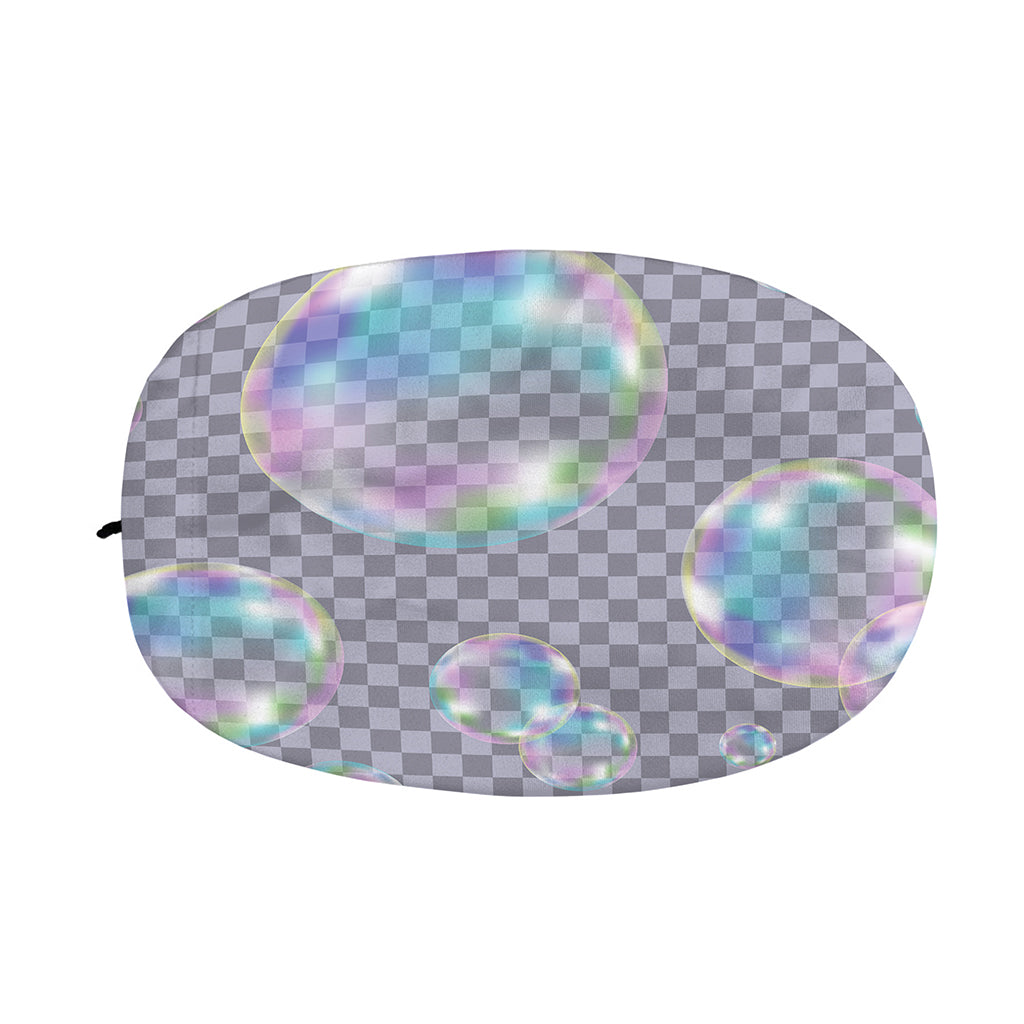 Colorful Soap Bubble Print Car Side Mirror Covers