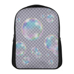 Colorful Soap Bubble Print Casual Backpack