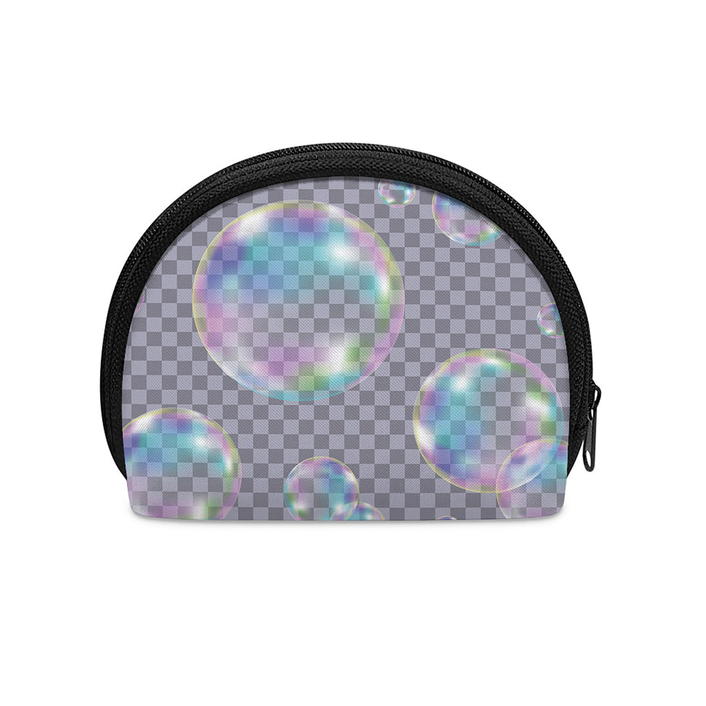 Colorful Soap Bubble Print Coin Purse