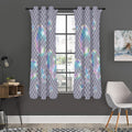 Colorful Soap Bubble Print Grommet Curtain Panels