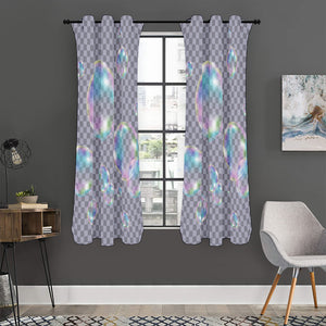 Colorful Soap Bubble Print Curtain