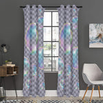 Colorful Soap Bubble Print Curtain