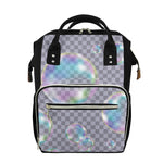 Colorful Soap Bubble Print Diaper Bag