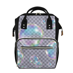 Colorful Soap Bubble Print Diaper Bag