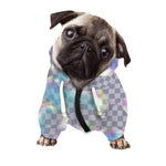 Colorful Soap Bubble Print Dog Zip Up Hoodie