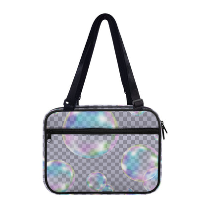 Colorful Soap Bubble Print Double Strap Bible Bag