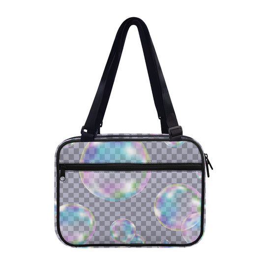 Colorful Soap Bubble Print Double Strap Bible Bag
