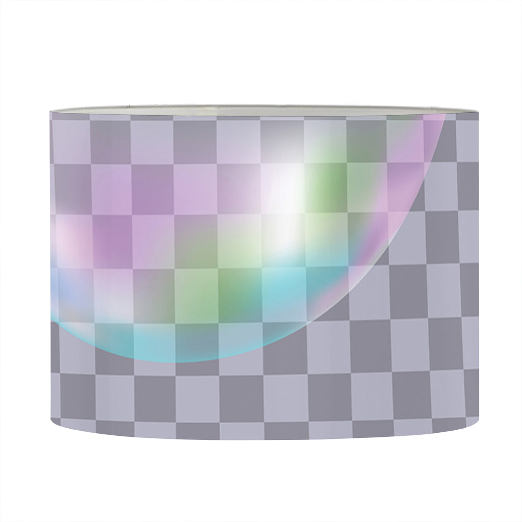 Colorful Soap Bubble Print Drum Lamp Shade