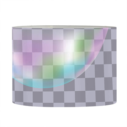 Colorful Soap Bubble Print Drum Lamp Shade